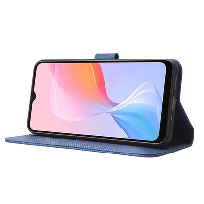 For Blackview A85 Diamond Texture Leather Phone Case(Blue) by buy2fix