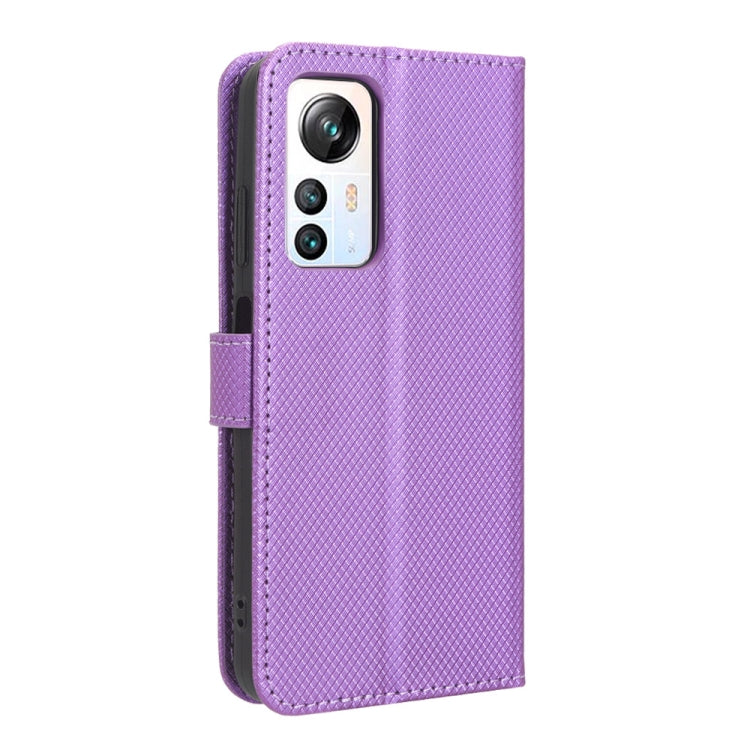 For Blackview A85 Diamond Texture Leather Phone Case(Purple) by buy2fix