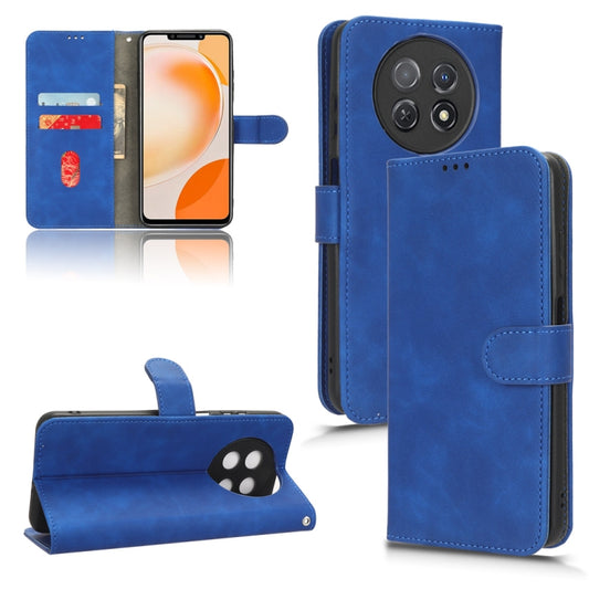 For Huawei Enjoy 60X Skin Feel Magnetic Flip Leather Phone Case(Blue) by buy2fix