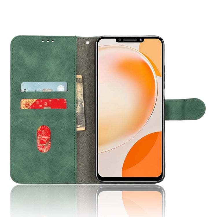 For Huawei Enjoy 60X Skin Feel Magnetic Flip Leather Phone Case(Green) by buy2fix
