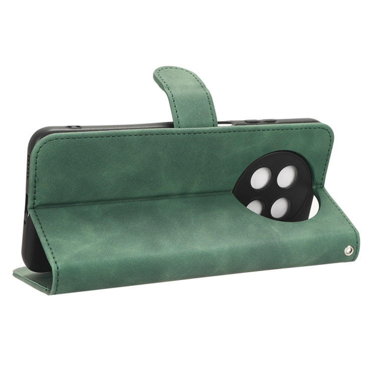 For Huawei Enjoy 60X Skin Feel Magnetic Flip Leather Phone Case(Green) by buy2fix