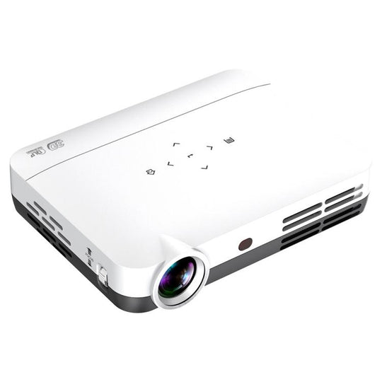 WOWOTO H10S TIDLP DMD 0.45 inch 1920 x 1080P 4K 500ANSI RGB LED Smart Projector(EU Plug)
