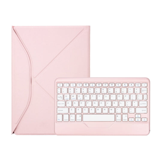 Z10B For iPad 10th Gen 10.9 2022 / 11 2025 Pen Slot Bluetooth Keyboard Leather Tablet Case(Pink) - Universal by buy2fix | Online Shopping UK | buy2fix