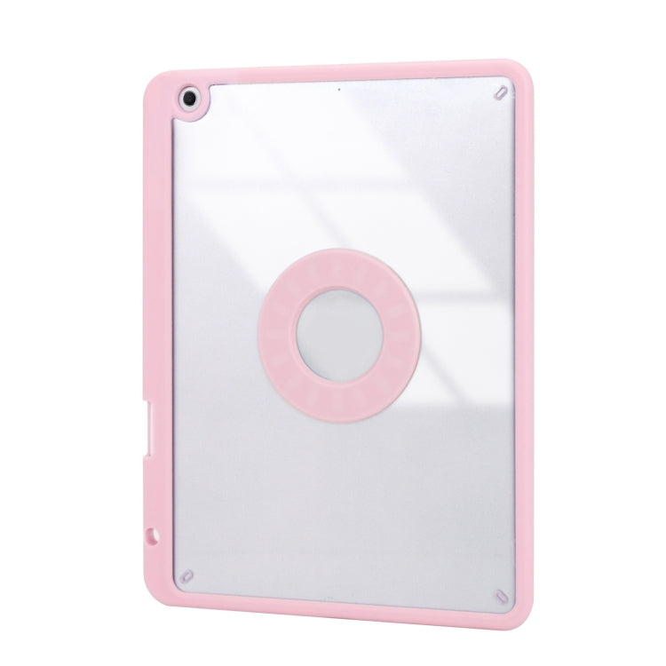 Z10B For iPad 10th Gen 10.9 2022 / 11 2025 Pen Slot Bluetooth Keyboard Leather Tablet Case(Pink) - Universal by buy2fix | Online Shopping UK | buy2fix
