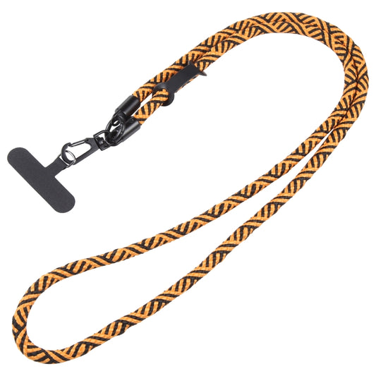 Adjustable Universal Phone Lanyard with Detachable Clip(Black + Yellow) - Lanyards & Wrist Straps by buy2fix | Online Shopping UK | buy2fix