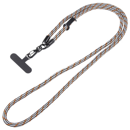 Adjustable Universal Phone Lanyard with Detachable Clip(Black White Orange) - Lanyards & Wrist Straps by buy2fix | Online Shopping UK | buy2fix