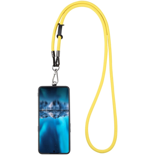 Adjustable Universal Phone Lanyard with Detachable Clip(Yellow) - Lanyards & Wrist Straps by buy2fix | Online Shopping UK | buy2fix
