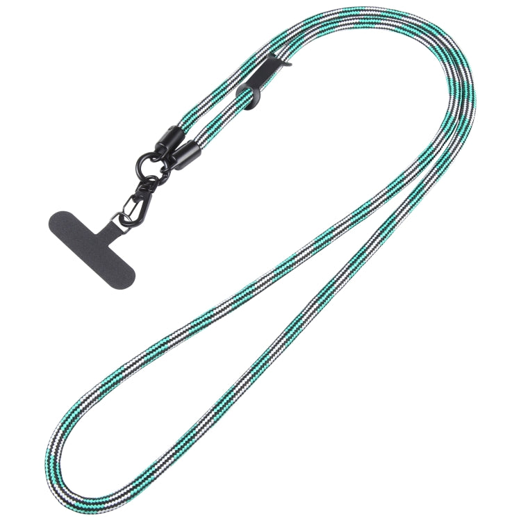 Adjustable Universal Phone Lanyard with Detachable Clip(Green Black White) - Lanyards & Wrist Straps by buy2fix | Online Shopping UK | buy2fix