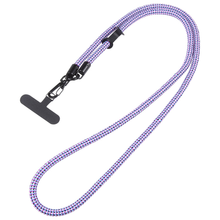 Adjustable Universal Phone Lanyard with Detachable Clip(Blue Purple White) - Lanyards & Wrist Straps by buy2fix | Online Shopping UK | buy2fix