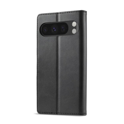 For Google Pixel 10 Pro XL LC.IMEEKE Calf Texture Flip Leather Phone Case(Black) - Google Cases by LC.IMEEKE | Online Shopping UK | buy2fix