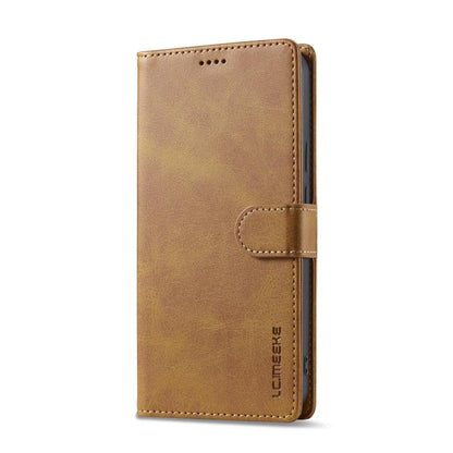 For Google Pixel 10 / 10 Pro LC.IMEEKE Calf Texture Flip Leather Phone Case(Yellow) - Google Cases by LC.IMEEKE | Online Shopping UK | buy2fix