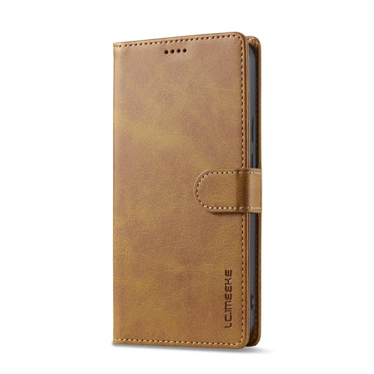 For Google Pixel 10 / 10 Pro LC.IMEEKE Calf Texture Flip Leather Phone Case(Yellow) - Google Cases by LC.IMEEKE | Online Shopping UK | buy2fix