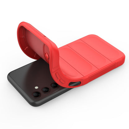 For Samsung Galaxy M14 5G Magic Shield TPU + Flannel Phone Case(Red) by buy2fix