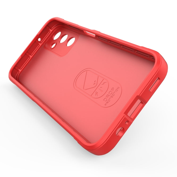 For Samsung Galaxy M14 5G Magic Shield TPU + Flannel Phone Case(Red) by buy2fix