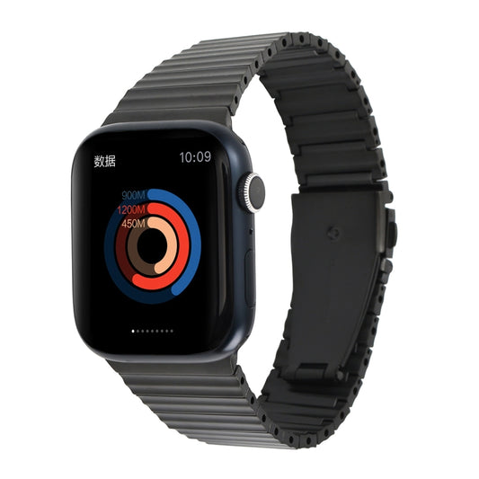 Ocean Metal Replacement Watch Band For Apple Watch Ultra 49mm(Black) by buy2fix