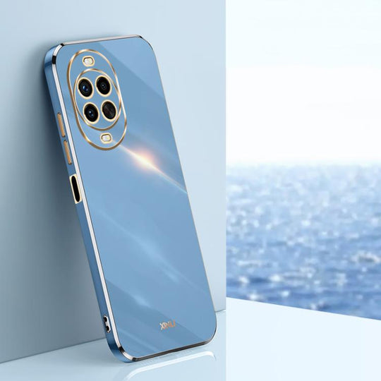 For Huawei Nova 14 Pro XINLI Straight Edge 6D Electroplate TPU Phone Case(Celestial Blue)