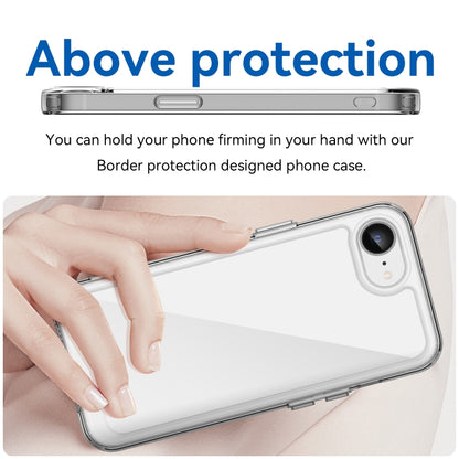 For iPhone 16e Colorful Series Acrylic + TPU Phone Case(Transparent) by buy2fix