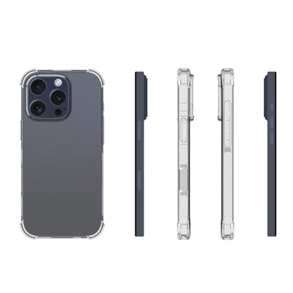 For iPhone 16 Pro Shockproof Non-slip Thickening TPU Phone Case(Transparent) by buy2fix