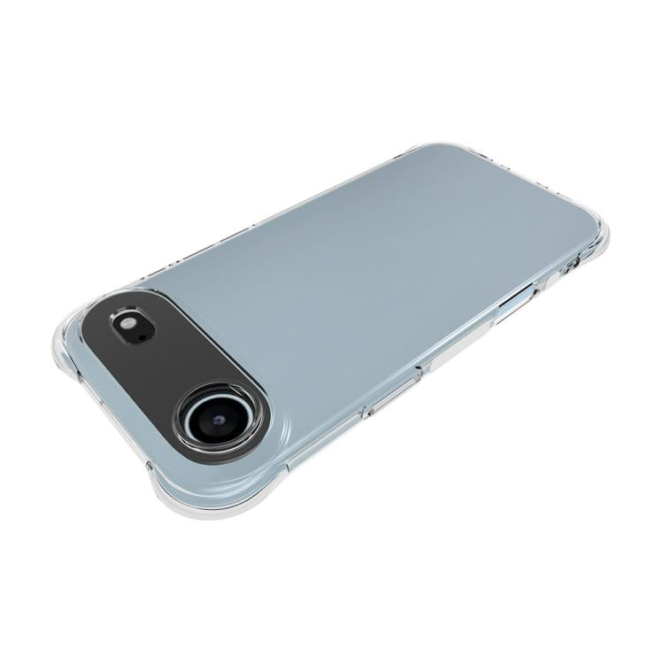 For iPhone Air Shockproof Non-slip Thickening TPU Phone Case(Transparent) - iPhone Air Cases by buy2fix | Online Shopping UK | buy2fix