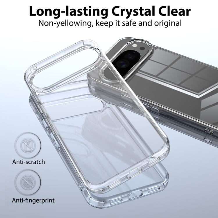 For Google Pixel 10 Pro Scratchproof Acrylic TPU Phone Case(Transparent) - Google Cases by buy2fix | Online Shopping UK | buy2fix