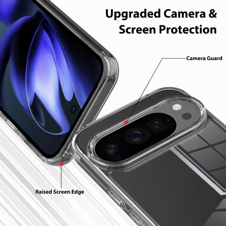 For Google Pixel 10 Pro Scratchproof Acrylic TPU Phone Case(Transparent) - Google Cases by buy2fix | Online Shopping UK | buy2fix