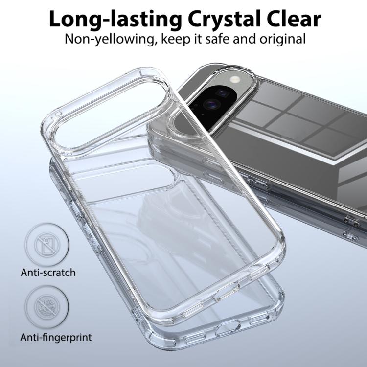 For Google Pixel 10 Scratchproof Acrylic TPU Phone Case(Transparent) - Google Cases by buy2fix | Online Shopping UK | buy2fix