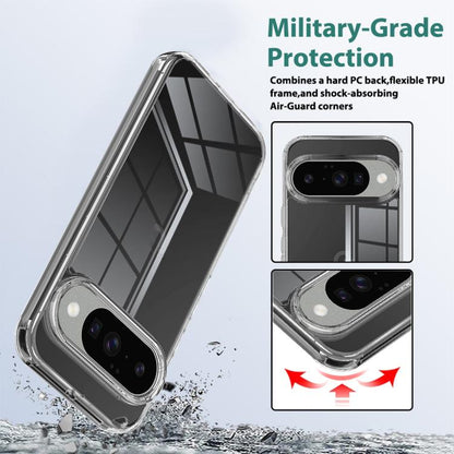 For Google Pixel 10 Scratchproof Acrylic TPU Phone Case(Transparent) - Google Cases by buy2fix | Online Shopping UK | buy2fix