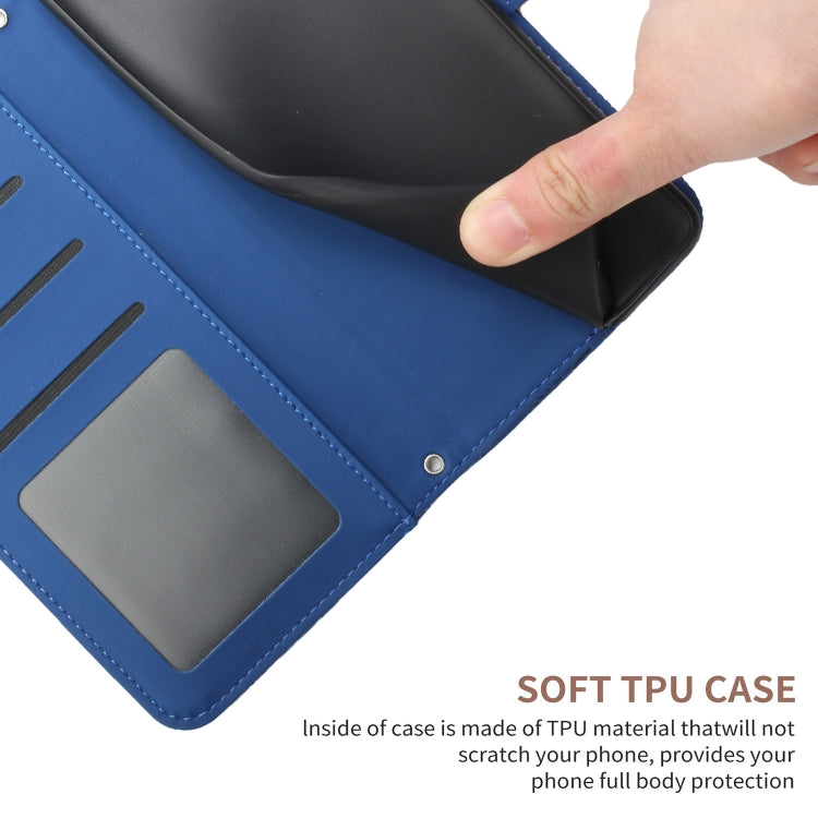 For Xiaomi 14 Ultra Skin Feel Butterfly Embossed Flip Leather Phone Case(Blue) - Xiaomi 14 Ultra Cases by buy2fix | Online Shopping UK | buy2fix