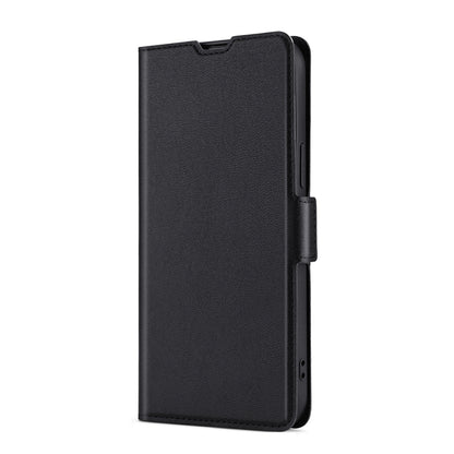 For Nokia C12 Ultra-thin Voltage Side Buckle Horizontal Flip Leather Phone Case(Black) by buy2fix
