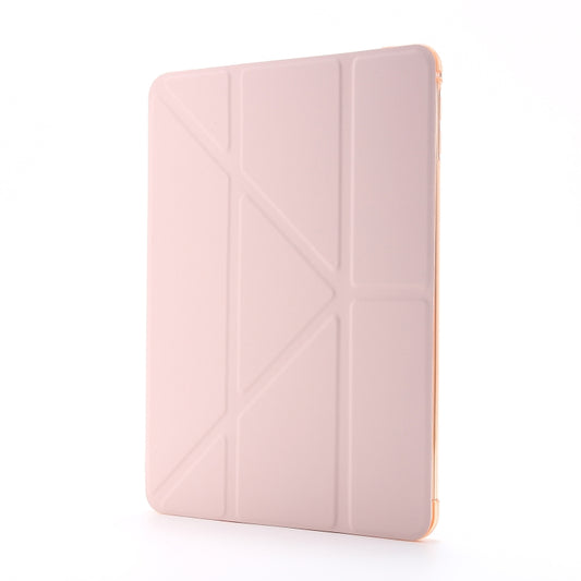 For iPad Mini (2019) Airbag Deformation Horizontal Flip Leather Case with Holder & Pen Holder(Pink) - iPad mini (2019) / mini 5 Cases by buy2fix | Online Shopping UK | buy2fix