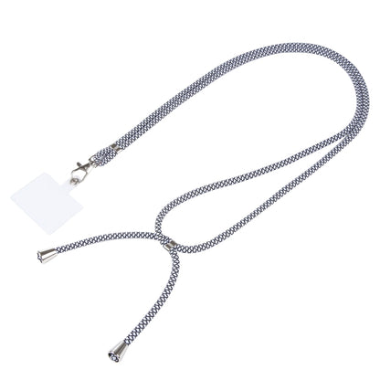 Universal Mixed Color Mobile Phone Lanyard(White Black) - Lanyards & Wrist Straps by buy2fix | Online Shopping UK | buy2fix