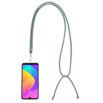 Universal Mixed Color Mobile Phone Lanyard(Green Black White) - Lanyards & Wrist Straps by buy2fix | Online Shopping UK | buy2fix