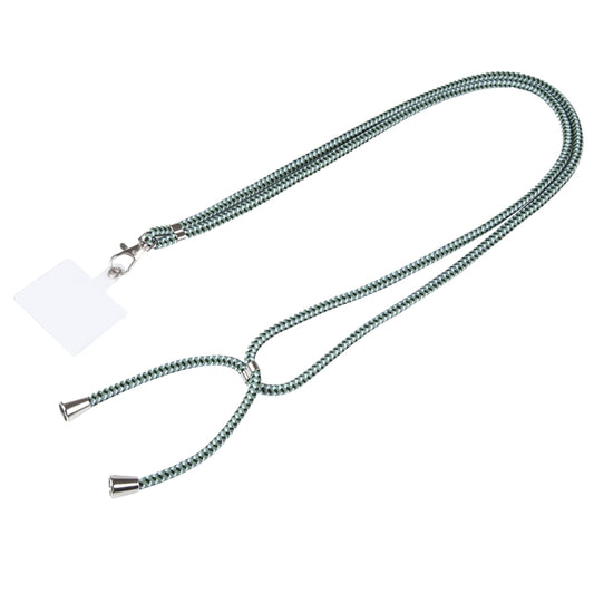 Universal Mixed Color Mobile Phone Lanyard(Green Black White) - Lanyards & Wrist Straps by buy2fix | Online Shopping UK | buy2fix