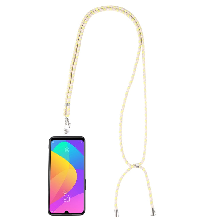 Universal Mixed Color Mobile Phone Lanyard(Yellow Beige) - Lanyards & Wrist Straps by buy2fix | Online Shopping UK | buy2fix