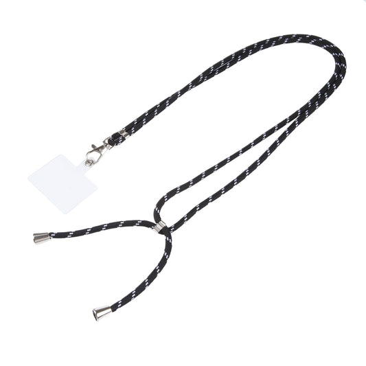 Universal Mixed Color Mobile Phone Lanyard(Black White) - Lanyards & Wrist Straps by buy2fix | Online Shopping UK | buy2fix