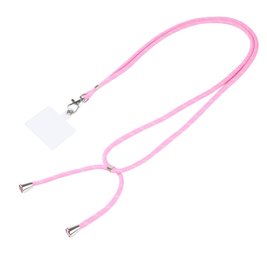 Universal Mixed Color Mobile Phone Lanyard(Pink White) - Lanyards & Wrist Straps by buy2fix | Online Shopping UK | buy2fix