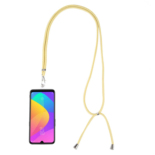 Universal Mixed Color Mobile Phone Lanyard(Yellow White) - Lanyards & Wrist Straps by buy2fix | Online Shopping UK | buy2fix