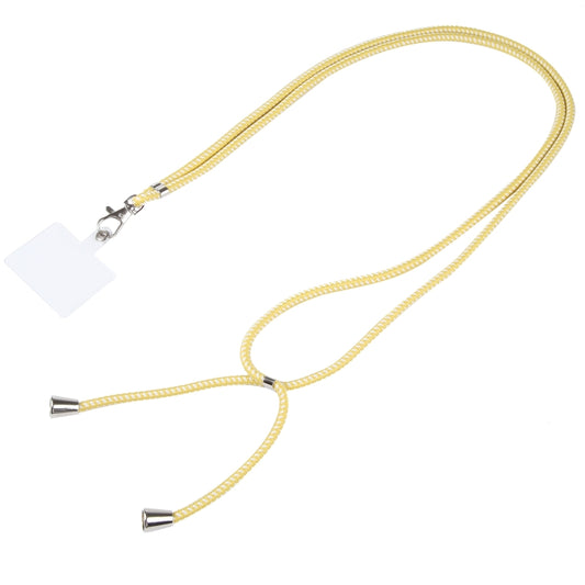 Universal Mixed Color Mobile Phone Lanyard(Yellow White) - Lanyards & Wrist Straps by buy2fix | Online Shopping UK | buy2fix