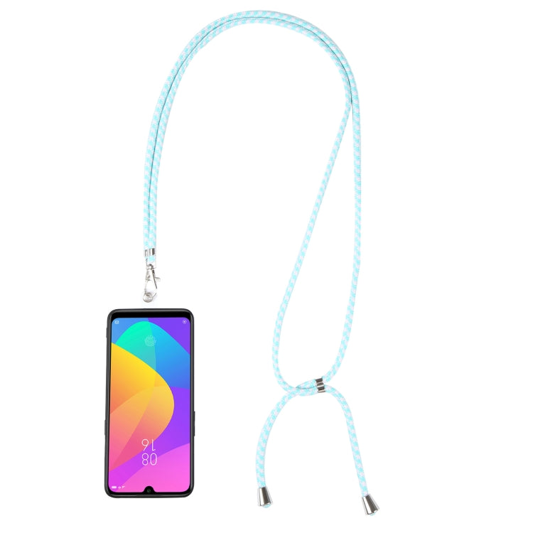 Universal Mixed Color Mobile Phone Lanyard(Blue White) - Lanyards & Wrist Straps by buy2fix | Online Shopping UK | buy2fix