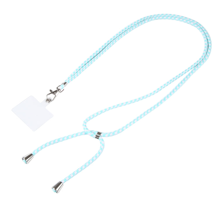 Universal Mixed Color Mobile Phone Lanyard(Blue White) - Lanyards & Wrist Straps by buy2fix | Online Shopping UK | buy2fix