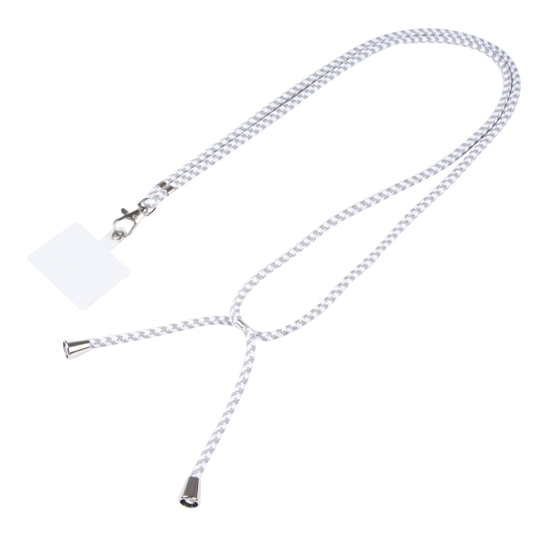 Universal Mixed Color Mobile Phone Lanyard(White Grey) - Lanyards & Wrist Straps by buy2fix | Online Shopping UK | buy2fix