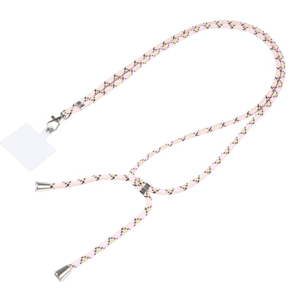 Universal Mixed Color Mobile Phone Lanyard(Pink Khaki Black) - Lanyards & Wrist Straps by buy2fix | Online Shopping UK | buy2fix