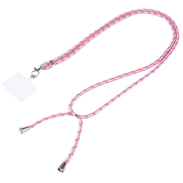 Universal Mixed Color Mobile Phone Lanyard(White Purple) - Lanyards & Wrist Straps by buy2fix | Online Shopping UK | buy2fix