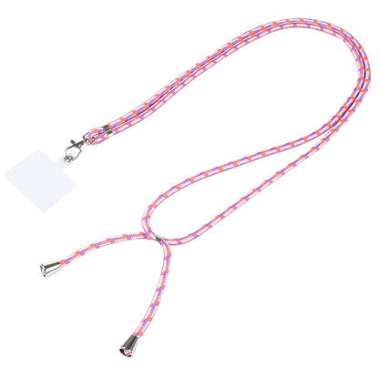 Universal Mixed Color Mobile Phone Lanyard(White Purple) - Lanyards & Wrist Straps by buy2fix | Online Shopping UK | buy2fix