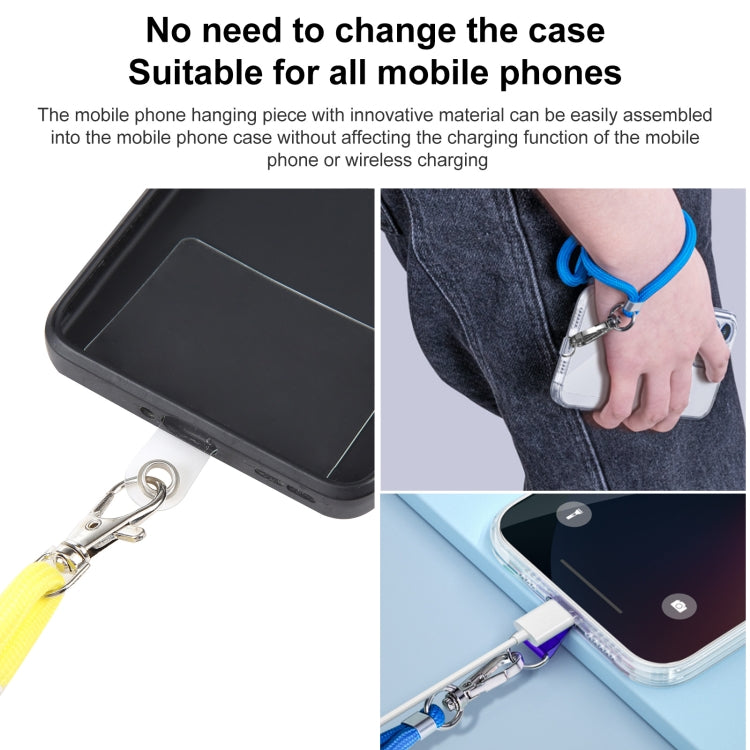 Universal Mixed Color Mobile Phone Lanyard(Pink White) - Lanyards & Wrist Straps by buy2fix | Online Shopping UK | buy2fix