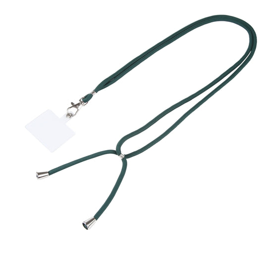 Universal Solid Color Mobile Phone Lanyard(Dark Green) - Lanyards & Wrist Straps by buy2fix | Online Shopping UK | buy2fix