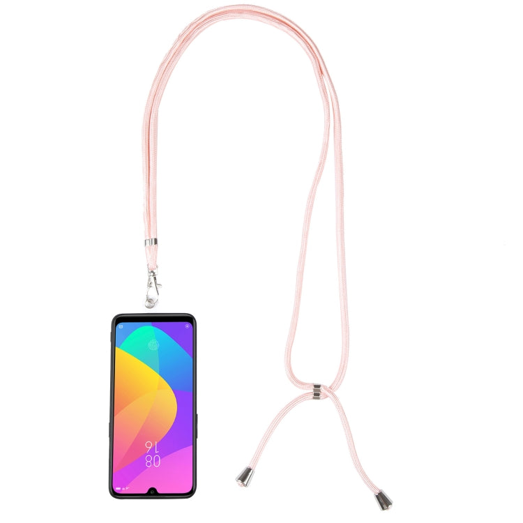 Universal Solid Color Mobile Phone Lanyard(Rose Gold) - Lanyards & Wrist Straps by buy2fix | Online Shopping UK | buy2fix