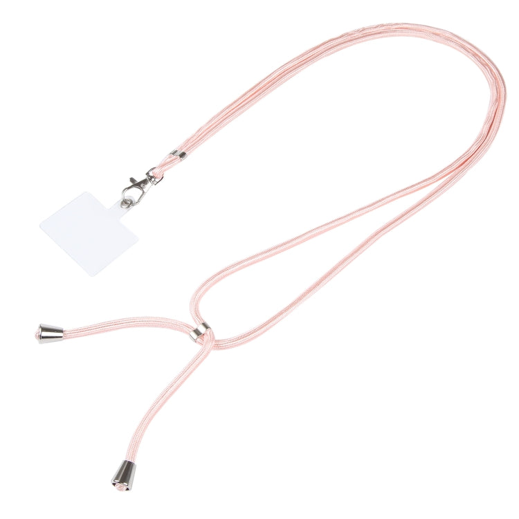 Universal Solid Color Mobile Phone Lanyard(Rose Gold) - Lanyards & Wrist Straps by buy2fix | Online Shopping UK | buy2fix