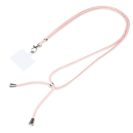Universal Solid Color Mobile Phone Lanyard(Rose Gold) - Lanyards & Wrist Straps by buy2fix | Online Shopping UK | buy2fix