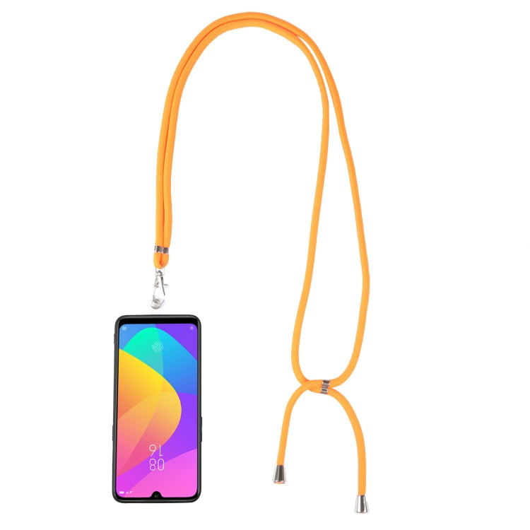 Universal Solid Color Mobile Phone Lanyard(Orange) - Lanyards & Wrist Straps by buy2fix | Online Shopping UK | buy2fix